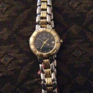 Fendi Orologi Black Dial Date Swiss Made Unisex Wa